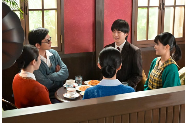 今田美桜、北村匠海、高橋文哉、原菜乃華、河合優実「あんぱん」第93話（C）NHK