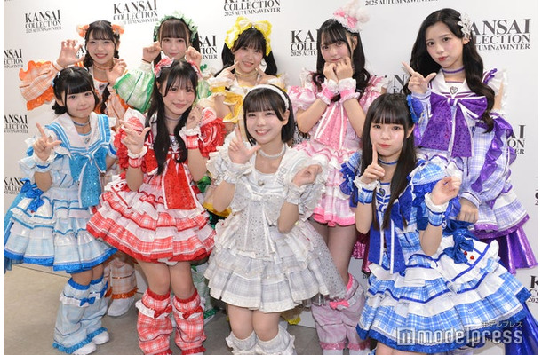 （左上から時計回り）小熊まむ、若葉のあ、福丸うさ、那蘭のどか、純嶺みき、空詩かれん、あいす、心花りり（C）モデルプレス