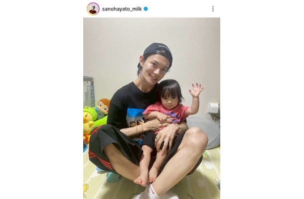 「メロい」佐野勇斗、親友の子供を抱っこしたほっこりSHOTに反響「将来絶対いいパパになるよ！」