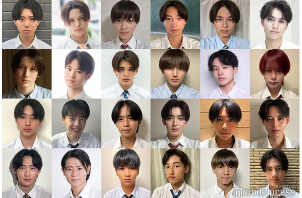 「男子高生ミスターコン2025」候補者の一部(提供写真)