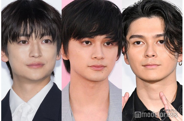 (左から)高橋文哉、北村匠海、眞栄田郷敦(C)モデルプレス
