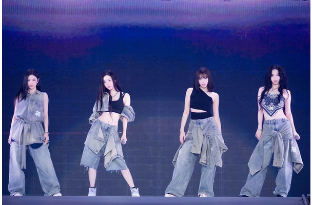 aespa「SMTOWN LIVE 2025 in TOKYO」より（C）田中聖太郎写真事務所