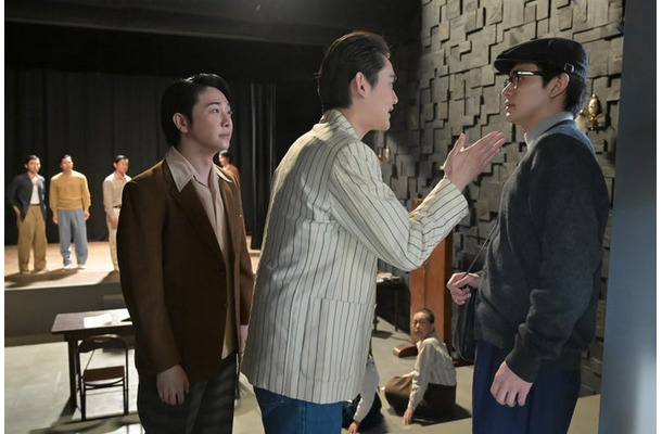 大森元貴、藤堂日向、北村匠海「あんぱん」第98話（C）NHK