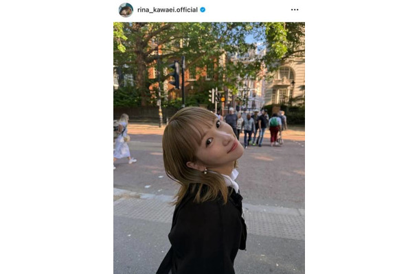 川栄李奈、ロンドンでパシャリ！無邪気な笑顔SHOTに「最高に可愛い」「天使さん」の声