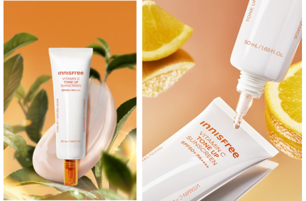 INNISFREE、光老化に着目した日やけ止め「ビタC ブライトニング トーンアップ サンスクリーン」が待望の全国発売！​