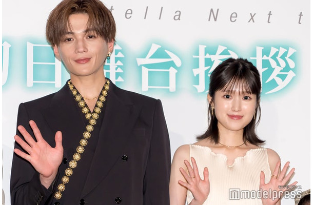 「隣のステラ」初日舞台挨拶に出席した八木勇征、福本莉子（C）モデルプレス
