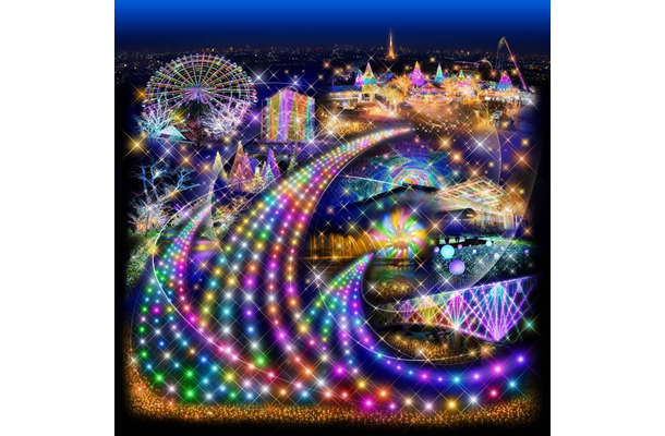 よみうりランド ジュエルミネーション2025メインビジュアル（C）MOTOKO ISHII LIGHTING DESIGN