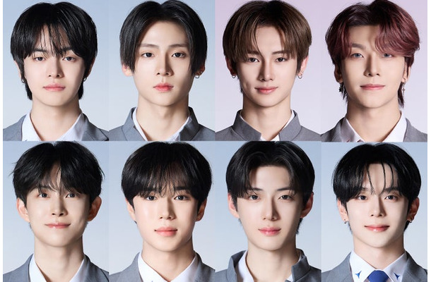 （上段左から）イ・リオ、イ・サンウォン、ジョウアンシン、ホー・シンロン（下段左から）キム・ゴンウ、キム・ジュンソ、チョン・サンヒョン、ユ・カンミン（C）CJ ENM. All Rights Reserved.