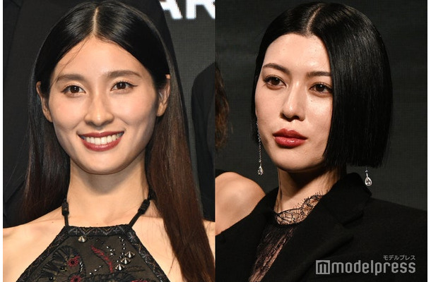 「今際の国のアリス」シーズン3グローバルファンイベントに登壇した土屋太鳳、三吉彩花（C）モデルプレス