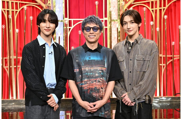 本多大夢、田村淳、浜川路己（C）日本テレビ