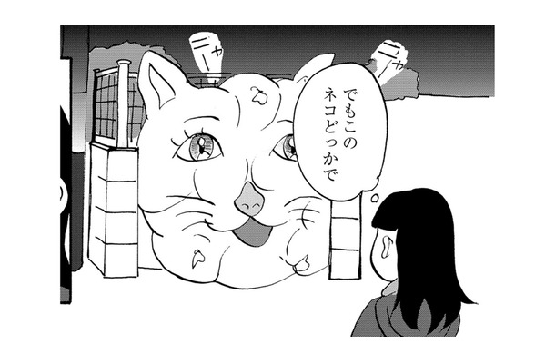 ゴミ捨て場に巨大な猫の顔が見える！猫の正体とは【統合失調症日記 #16】