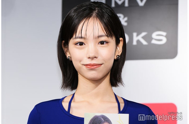 「日々謳歌」発売記念メディア取材会に出席した當真あみ（C）モデルプレス