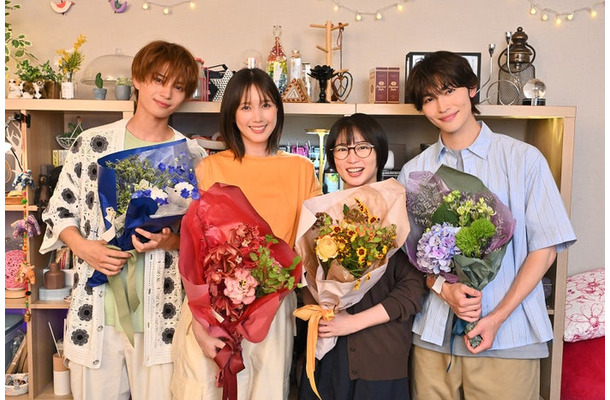 増子敦貴、本田翼、志田未来、岩瀬洋志（C）カンテレ