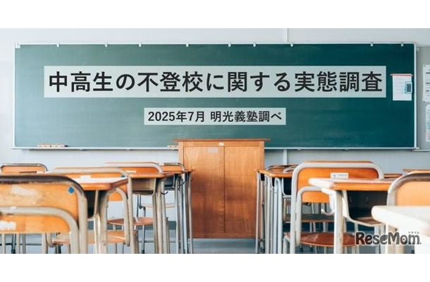 中高生の不登校に関する実態調査