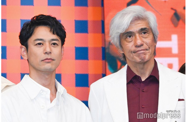「TBS DRAMA COLLECTION 2025 Autumn!」に出席した妻夫木聡、佐藤浩市(C)モデルプレス
