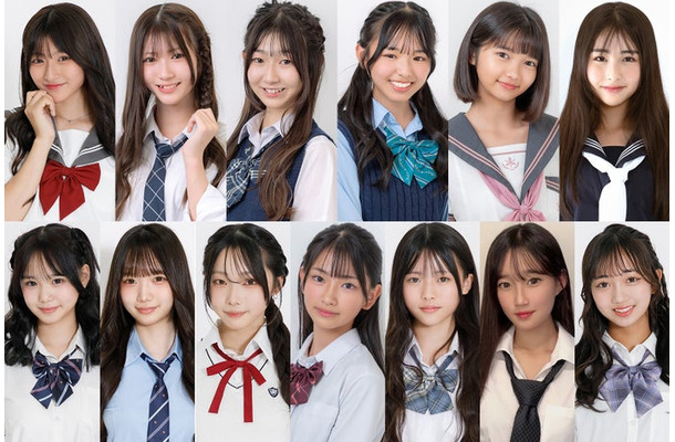 「JCミスコン2025」ファイナリスト／（上段左から）のあ、あいさ、こぶえ、みこと、えま、そら（下段左から）さら、しおん、るう、ほの、あいら、りの、みゆあ（提供写真）