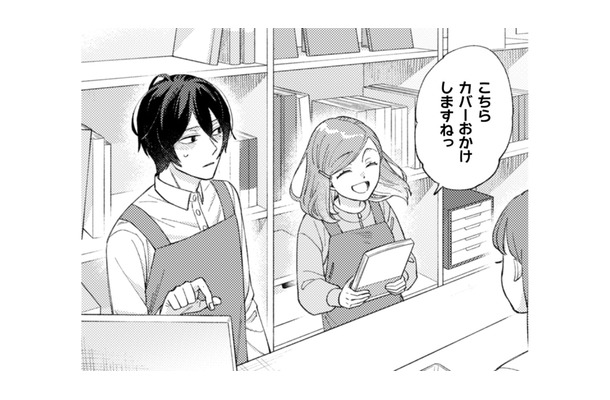 仕事中、熱を出してピンチの先輩を救うのは私しかいない…二人で力を合わせてレジ対応！【几帳面な斉木先輩に目をつけられています #７】