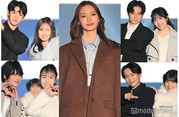 （左上から時計回り）中村匠吾さん、昼間彩花さん、中川紅葉、増田悠佑さん、田中葵さん、坂本侑翼さん、野宮凛さん高岡遼佑さん、服部琴夏さん（C）モデルプレス
