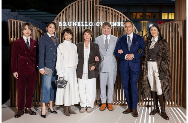 「ブルネロ・クチネリ来⽇記念レセプション」（C）Brunello Cucinelli