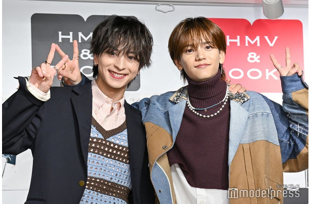 コラボイベントに出席した木村慧人、中島颯太(C)モデルプレス