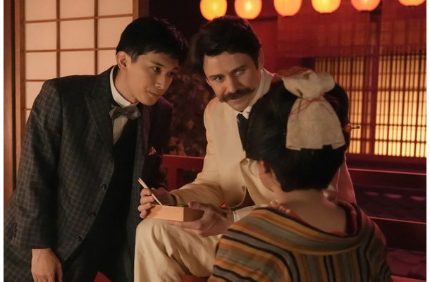 吉沢亮、トミー・バストウ「ばけばけ」第27話(C)NHK