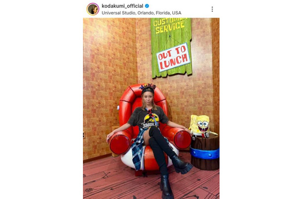 倖田來未、息子らと海外のユニバへ!朝から夜まで大満喫SHOTに反響「可愛すぎ」「楽しそうでなにより」