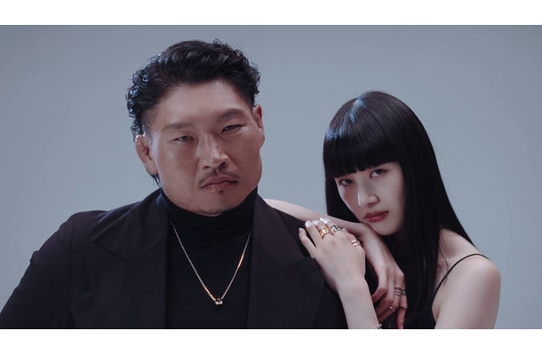 稲垣啓太選手、新井貴子（提供写真）