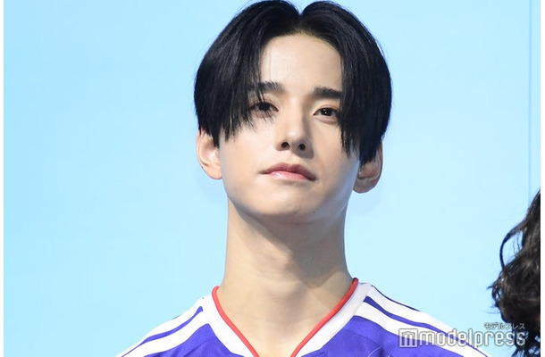 JFA・アディダス「サッカー日本代表 2026」キャンペーン共同発表会に出席した佐藤景瑚(C)モデルプレス