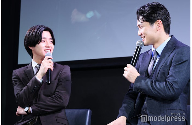 「ifの世界で恋がはじまる」完成披露トークイベントに出席した醍醐虎汰朗、中川大輔(C)モデルプレス