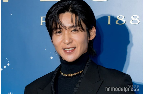 「ブルガリ アンバサダー 就任記者発表会」に登場した目黒蓮（C）モデルプレス