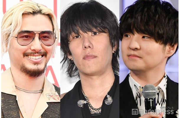 藤井 風、野田洋次郎、藤原聡（C）モデルプレス