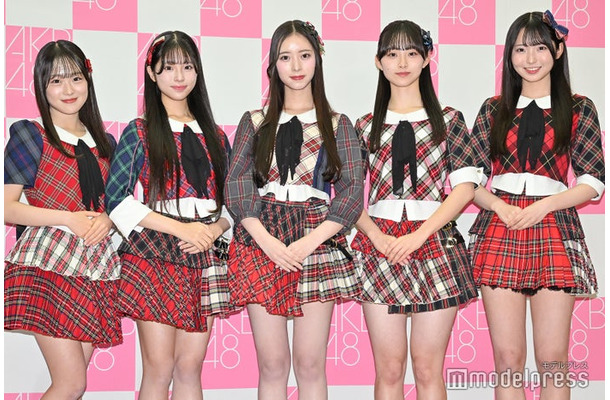 AKB4821期研究性/高橋舞桜、牧戸愛茉、森川優、渡邉葵心、田中沙友利(C)モデルプレス