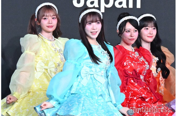 「TikTok Awards Japan 2025」に登場したCUTIE STREET／（左から）古澤里紗、梅田みゆ、佐野愛花、川本笑瑠（C）モデルプレス