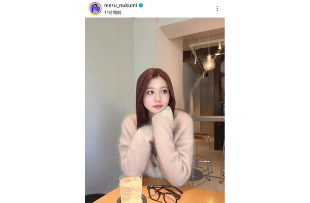 めるる、ふわふわニットが愛らしい冬コーデに絶賛の声「天使だね」「どんどん綺麗になっていく」