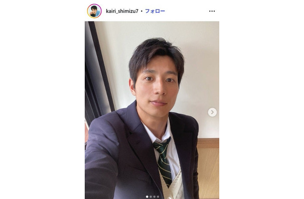 清水海李Instagramより