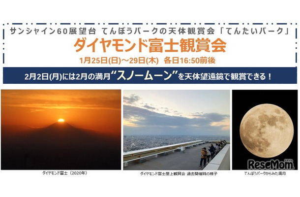 ダイヤモンド富士観賞会　2026年1月25日～29日