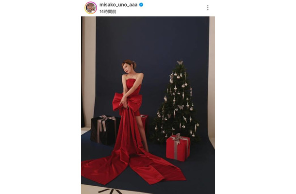 宇野実彩子、色っぽい魅力あふれる赤ドレスSHOTにファンうっとり「脚も腕も背中も美しすぎる」