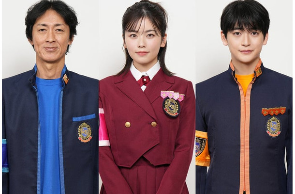 矢部浩之、小芝風花、高橋文哉（C）日本テレビ