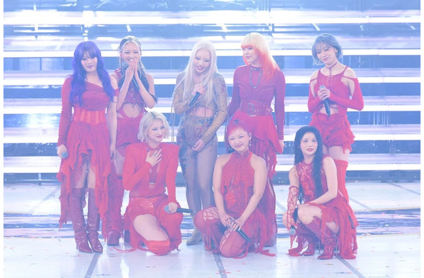 「第76回NHK紅白歌合戦」ちゃんみな、HANA（C）NHK