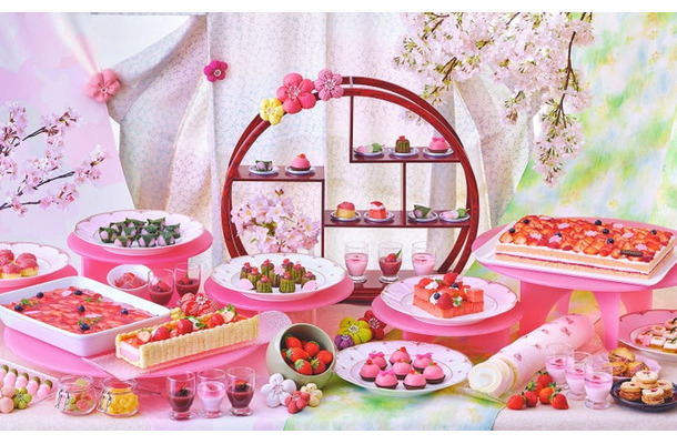 スイーツブッフェ「いちごとさくら」／提供画像