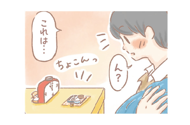 風邪気味で帰宅すると、棚の上にちょこんと用意されたごはん…誰の仕業？【あなたとくらし隊！ちびっ福 #２】