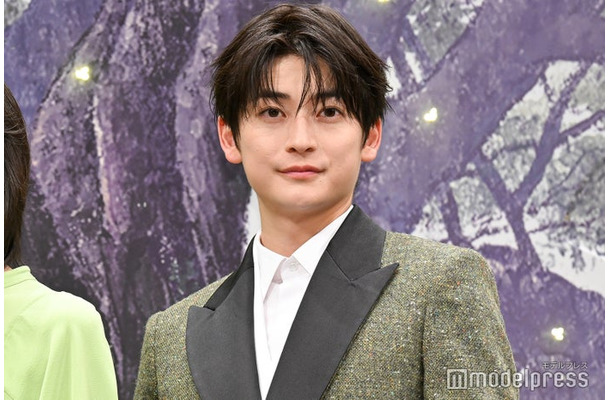 「クスノキの番人」完成披露試写会舞台挨拶に出席した高橋文哉(C)モデルプレス