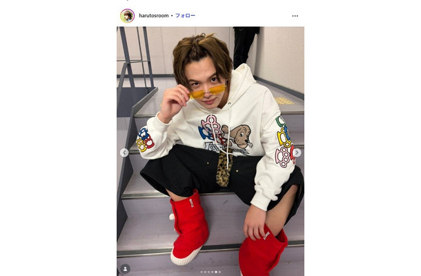 イメチェン前の今井暖大／今井暖大Instagramより