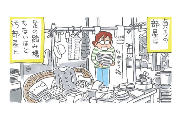 姑のために用意した個室は、日当たり良好、エアコンとテレビ完備…なのにリビングに居つく姑!【アラカン主婦の毒吐き日記~貞子バーバはめんどくさい~ #7】