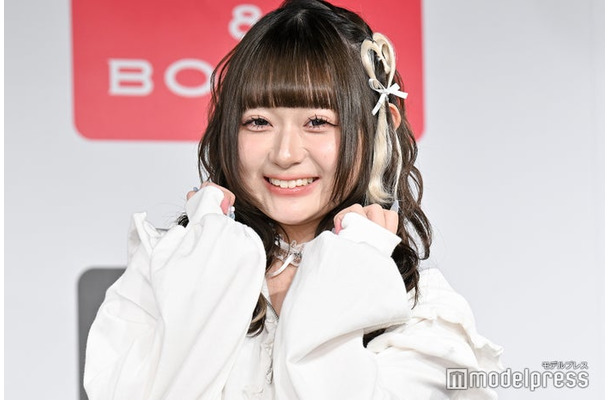 「まいきち1stフォトエッセイ 承認欲求」取材会に出席したまいきち（C）モデルプレス