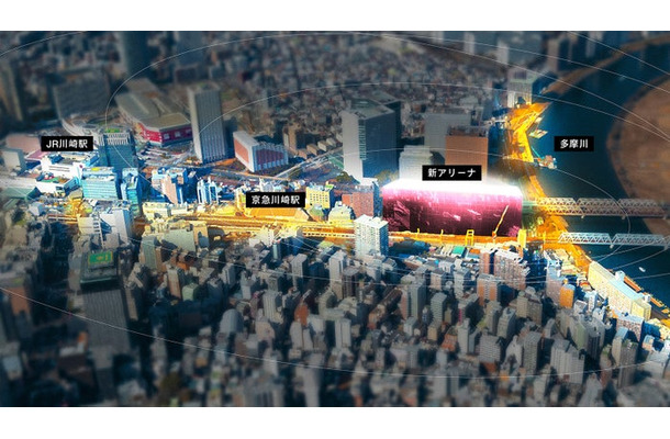 アリーナシティ開発 イメージビジュアル（提供写真）
