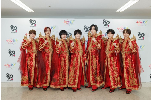 なにわ男子（左から）大橋和也、高橋恭平、大西流星、西畑大吾、道枝駿佑、長尾謙杜、藤原丈一郎（提供写真）