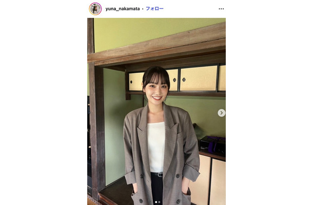 仲俣由菜Instagramより