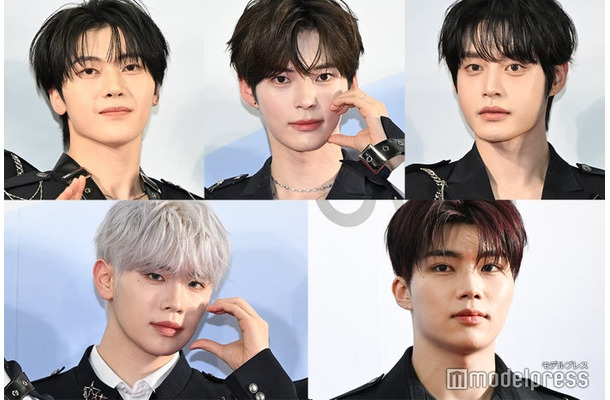 （上段左から時計回りに）ソク・マシュー、ソン・ハンビン、キム・ジウン、パク・ゴヌク、キム・テレ（C）モデルプレス