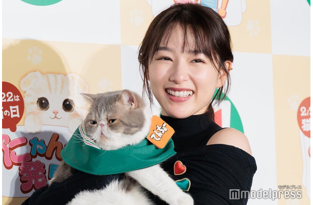 セブン‐イレブン「にゃんこ発見!」新商品発表会・試食会に出席した桜井日奈子(C)モデルプレス